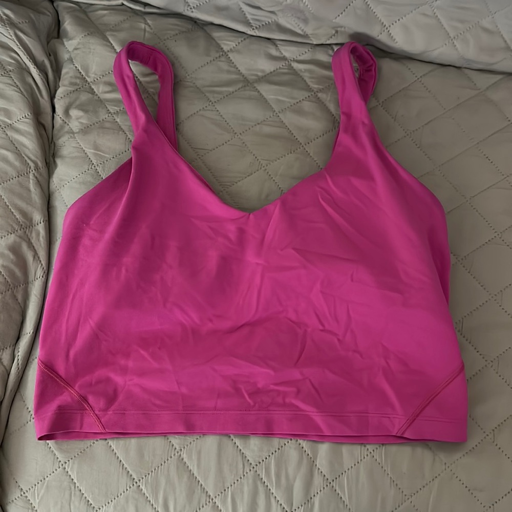 Pink Lululemon Align tank size 8
